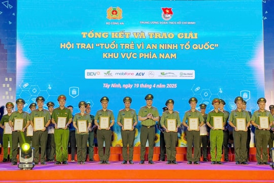 Quảng Nam đoạt giải B toàn đoàn hội trại “Tuổi trẻ vì an ninh Tổ quốc”