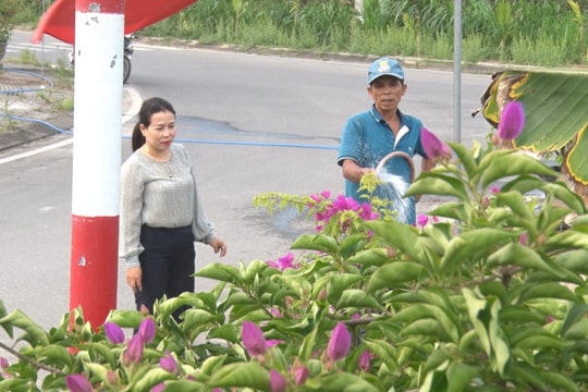 Nông dân Tam Kỳ và những tuyến đường tự quản xanh - sạch - đẹp