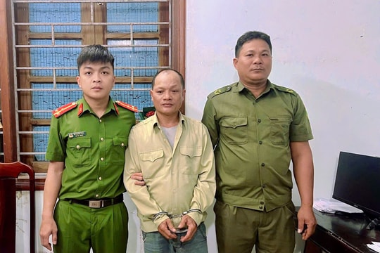 Công an xã Quế Phú vận động đối tượng truy nã ra đầu thú