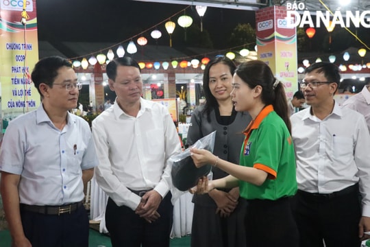 Trưng bày hơn 100 gian hàng giới thiệu sản phẩm OCOP và sản phẩm nông nghiệp Quảng Nam - Đà Nẵng