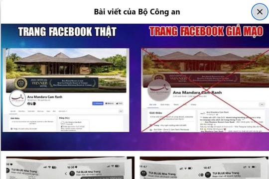 Cảnh giác với thủ đoạn lập fanpage giả mạo khách sạn chiếm đoạt tiền đặt phòng