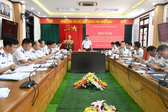 Vùng Cảnh sát biển 2 nâng cao chất lượng nghiên cứu, tham mưu chiến lược quốc phòng