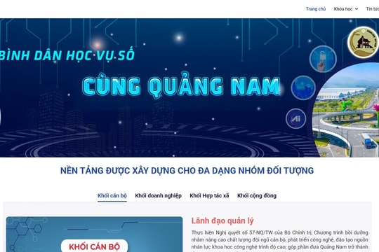 “Bình dân học vụ số”
