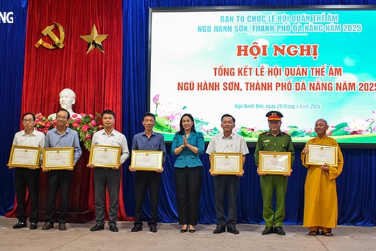 Lễ hội Quán Thế Âm Ngũ Hành Sơn năm 2025 đặc sắc, riêng có và văn minh