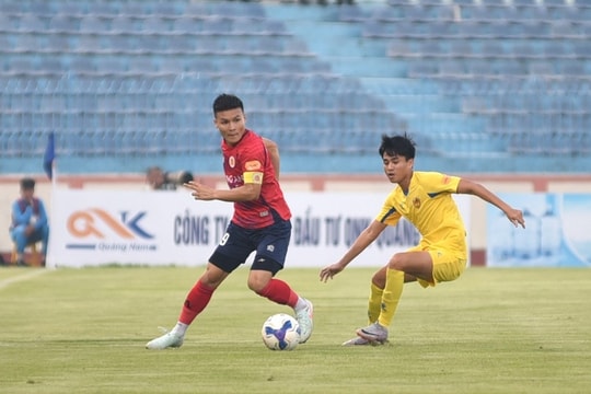 Đội bóng Quảng Nam thảm bại trước Công an Hà Nội