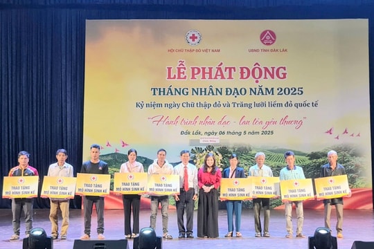 Phát động Tháng nhân đạo cấp khu vực miền Trung - Tây Nguyên