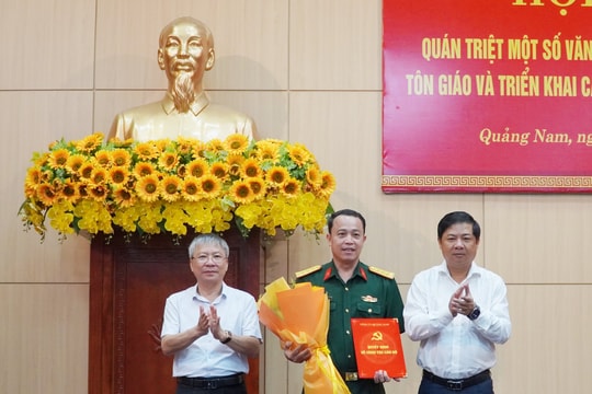 Chuẩn y đồng chí Trần Hữu Ích tham gia Ban Thường vụ Tỉnh ủy Quảng Nam nhiệm kỳ 2020 - 2025