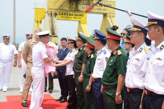 Đội tàu thuộc Hạm đội Thái Bình Dương, Hải quân Liên bang Nga thăm Đà Nẵng