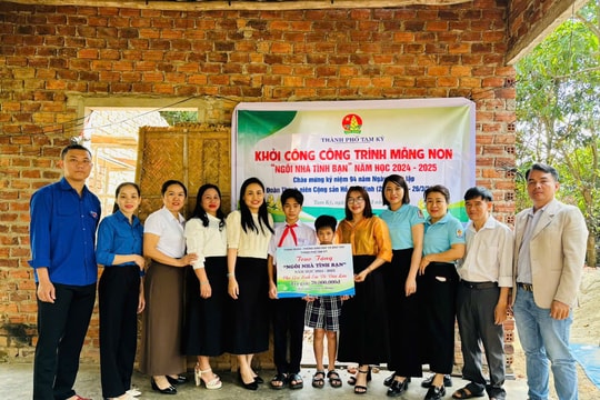 Thắp sáng ước mơ tuổi trẻ Tam Kỳ từ những "ngôi nhà tình bạn"