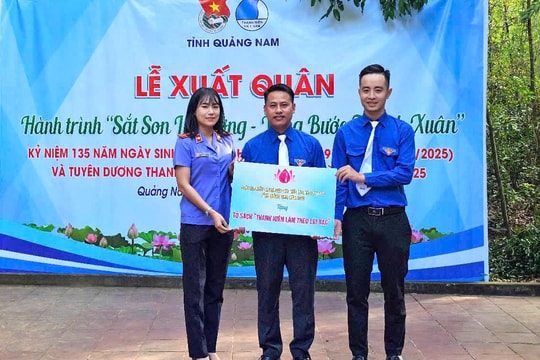 Tuổi trẻ Quảng Nam xuất quân hành trình "Sắt son lý tưởng - Vững bước thanh xuân"