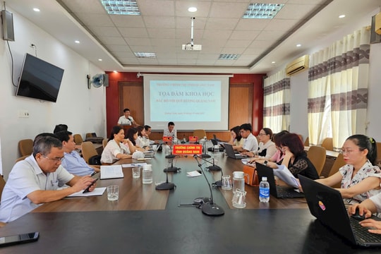 Tọa đàm khoa học "Bác Hồ với quê hương Quảng Nam"