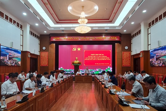 Phiên họp thứ ba về hợp nhất đơn vị hành chính tỉnh Quảng Nam và TP.Đà Nẵng