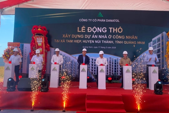 Công ty Danatol khởi công xây dựng 538 căn hộ nhà ở xã hội cho công nhân
