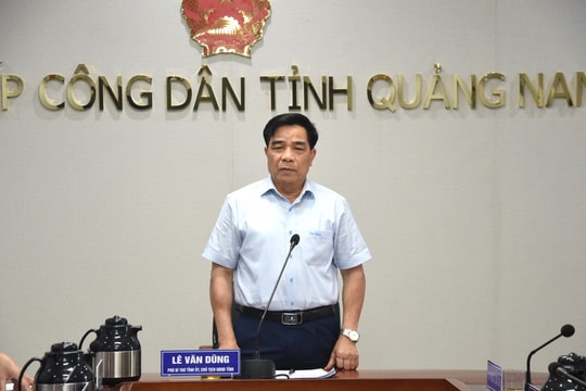 Chủ tịch UBND tỉnh Lê Văn Dũng yêu cầu Duy Xuyên khẩn trương cấp "bìa đỏ" cho ông Nguyễn Tấn Mai