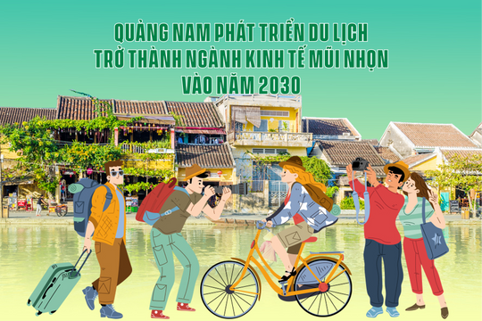 Quảng Nam phát triển du lịch trở thành ngành kinh tế mũi nhọn vào năm 2030
