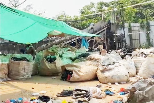 Tam Kỳ cương quyết xử lý cơ sở tái chế bao bì gây ô nhiễm