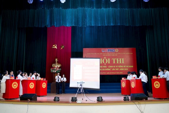 Phân hiệu Học viện Hành chính tại Quảng Nam tổ chức hội thi “Ánh sáng soi đường”