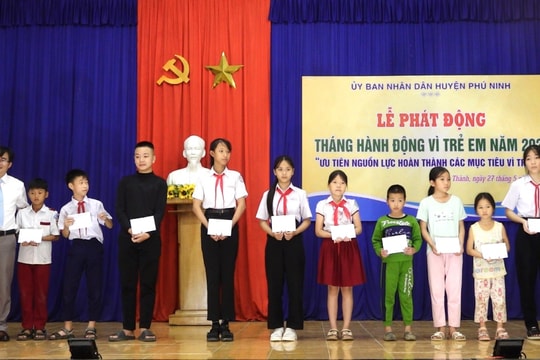 Phú Ninh phát động Tháng hành động vì trẻ em