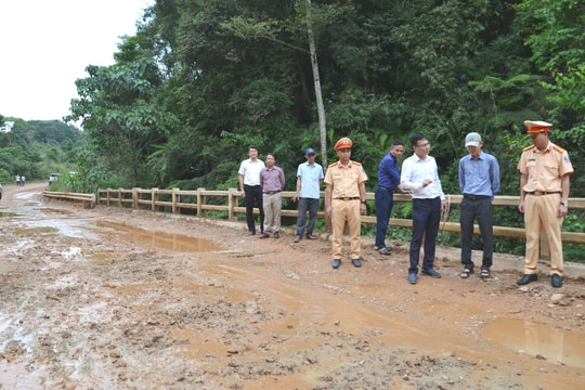 Nguy cơ mất an toàn công trình cầu trên quốc lộ 14D