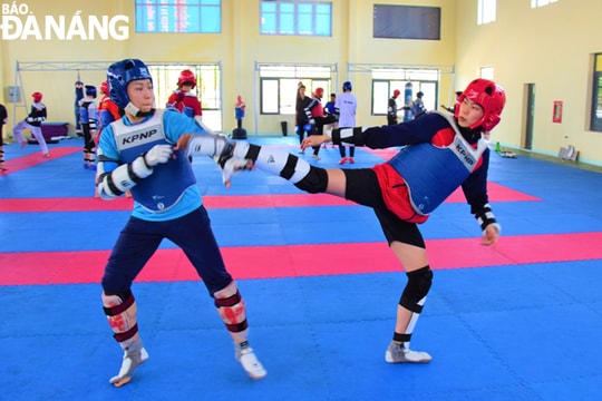 Taekwondo Đà Nẵng tranh tài giải vô địch quốc gia