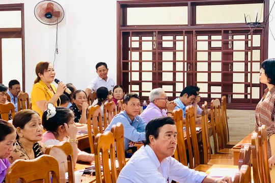 Quế Sơn tập huấn hướng dẫn phân loại rác thải tại nguồn