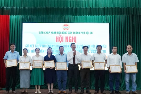 Nửa nhiệm kỳ 2023 - 2028, Hội An có 12.476 hộ nông dân sản xuất kinh doanh giỏi