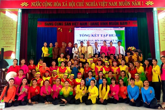 Quảng Nam bồi dưỡng kỹ năng thực hành di sản nghệ thuật bài chòi