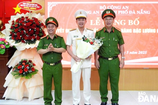 Thượng tá Nguyễn Đại Đồng, Phó Giám đốc phụ trách Công an thành phố Đà Nẵng được thăng hàm Đại tá