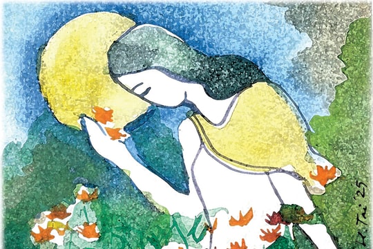 Có con chim hót thềm trăng