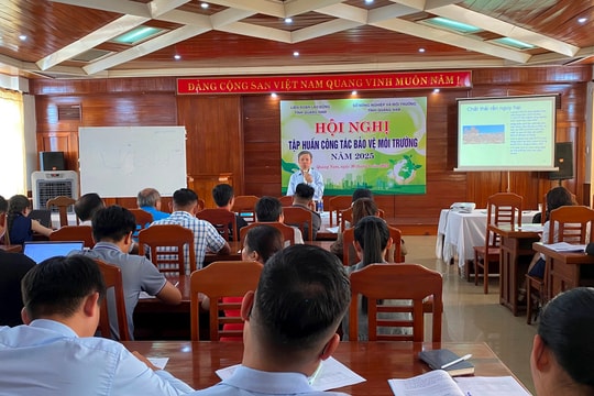 Quảng Nam tập huấn về bảo vệ môi trường cho đoàn viên và người lao động