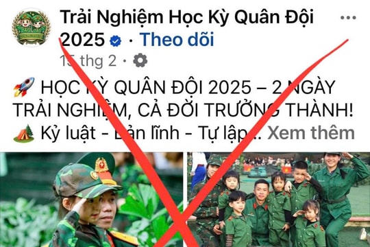 Mạo danh 'Trại hè quân đội', 'Học kỳ công an': Chiêu thức cũ, thủ đoạn mới