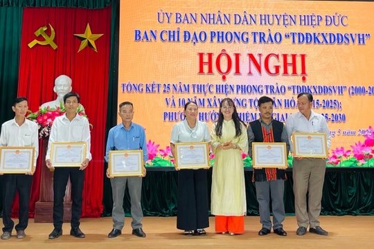 Xây dựng đời sống văn hóa ở Hiệp Đức