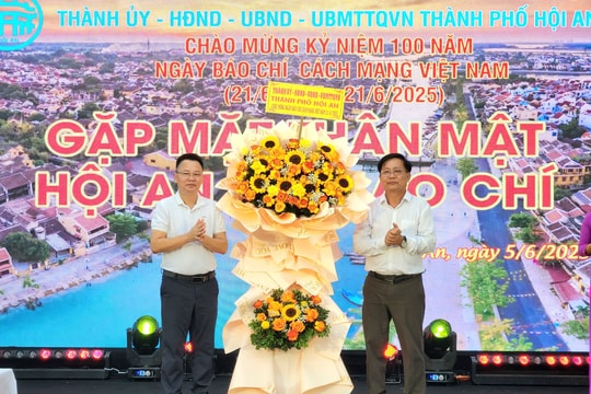 Hội An gặp mặt kỷ niệm 100 năm ngày Báo chí cách mạng Việt Nam