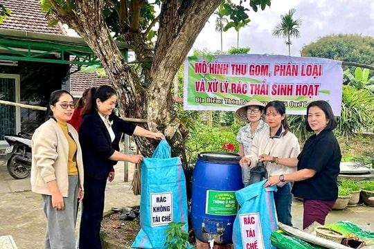 Hiệu quả mô hình quản lý và xử lý rác thải ở Quế Sơn