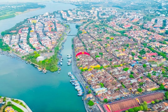 Flying over the heritage land of Hoi An