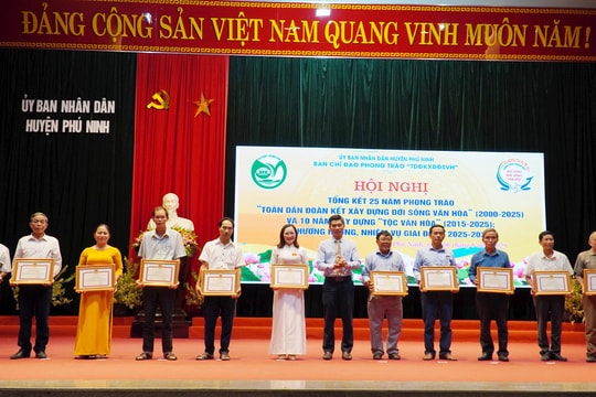 Phú Ninh xây dựng đời sống văn hóa mới