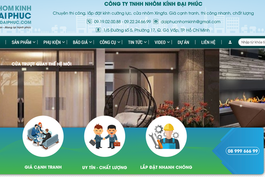 Nhôm kính Đại Phúc - đối tác đáng tin cậy của mọi công trình