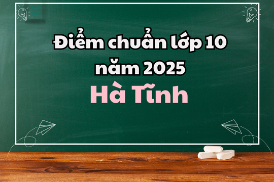 Điểm chuẩn lớp 10 năm 2025 tại Hà Tĩnh