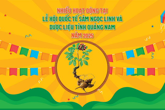 Nhiều hoạt động tại Lễ hội quốc tế sâm Ngọc Linh và dược liệu tỉnh Quảng Nam năm 2025