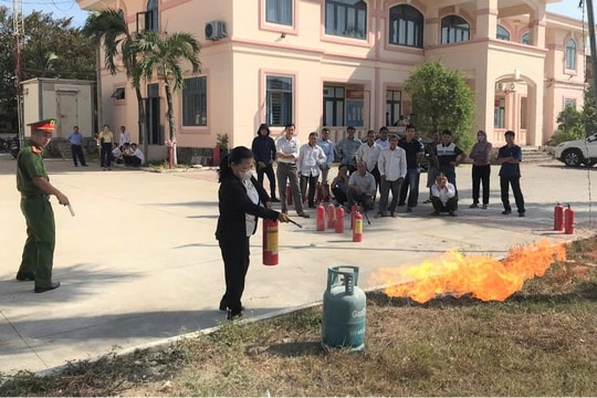 Huyện Phú Ninh chủ động công tác phòng cháy chữa cháy