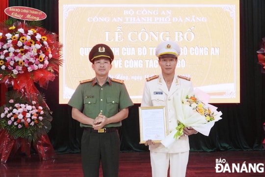 Thượng tá Trần Minh Nguyên giữ chức Phó Giám đốc Công an thành phố Đà Nẵng