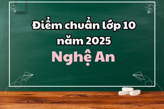 Điểm chuẩn lớp 10 năm 2025 tại Nghệ An