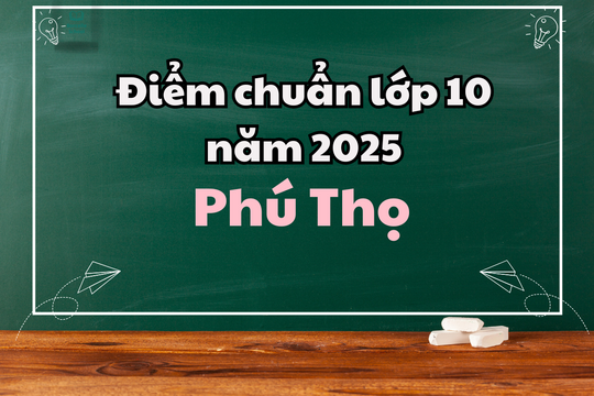 Điểm chuẩn lớp 10 năm 2025 tại Phú Thọ