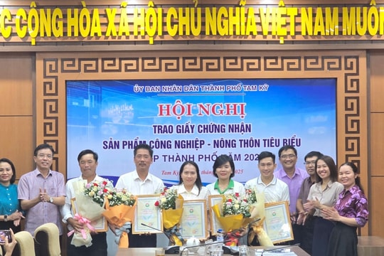 Tam Kỳ có 11 sản phẩm công nghiệp nông thôn tiêu biểu năm 2025