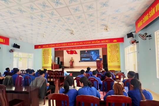 Cán bộ đoàn tại Quảng Nam ứng dụng AI vào công tác đoàn
