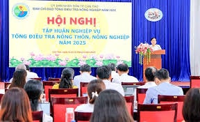 Tập huấn nghiệp vụ điều tra nông thôn, nông nghiệp năm 2025