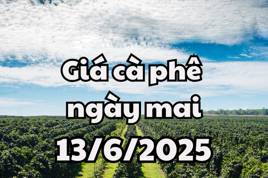 Tin tức, dự báo giá cà phê ngày 13/6/2025 có tín hiệu lạc quan