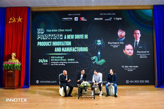 Toàn cảnh buổi tọa đàm Công nghệ in 3D giữa Vinnotek và Trường Đại học Bách khoa Đà Nẵng