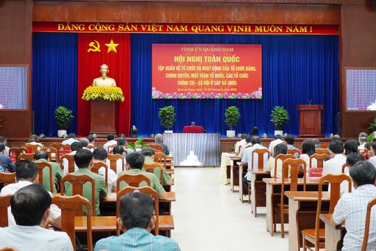 Trung ương tập huấn chuyên môn, nghiệp vụ cho cán bộ cấp xã mới