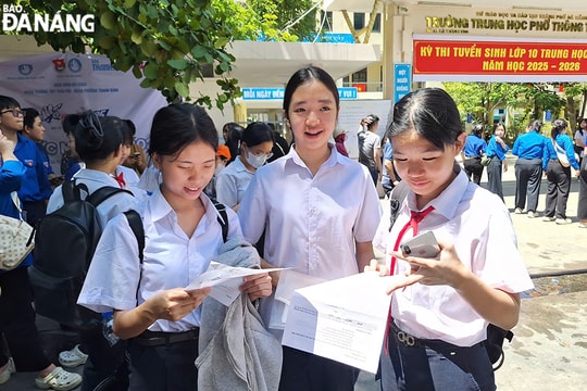 Đà Nẵng công bố điểm thi lớp 10 vào chiều 15-6